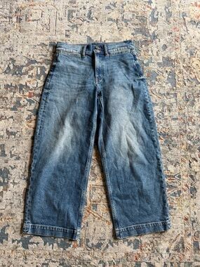 Banana Republic High-Rise Wide-Leg Crop